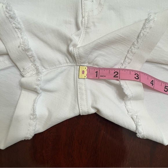 J. Crew Women's White Denim Shorts - Picture 7 of 9